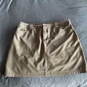 Eddie Bauer Grey A-Line Mini Skort